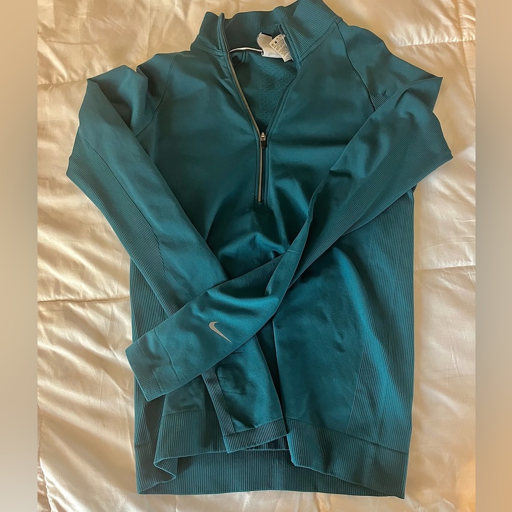 women’s nike quarter zip thermal running zip up